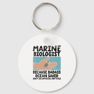 Marine Biologist Marine Biology Keychain