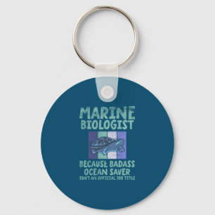 Marine Biologist Marine Biology Keychain