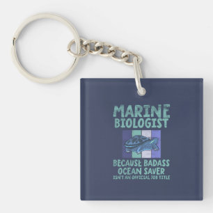 Marine Biologist Marine Biology Keychain