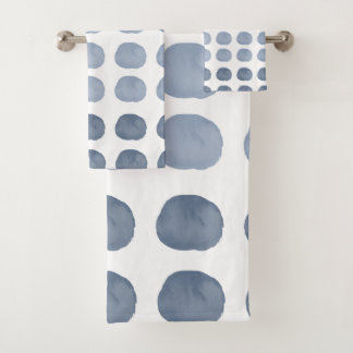 Marine Bleu Pois Gradient Joyeux Art mignon