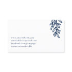 Marine & Blue Greenerline Carte de visite d'art