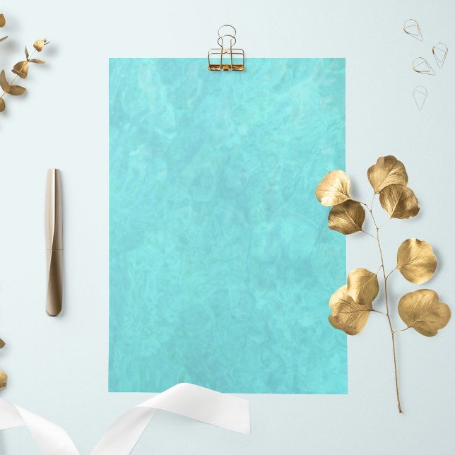 Marine Blue Water Color Stationery Paper (In Situ)