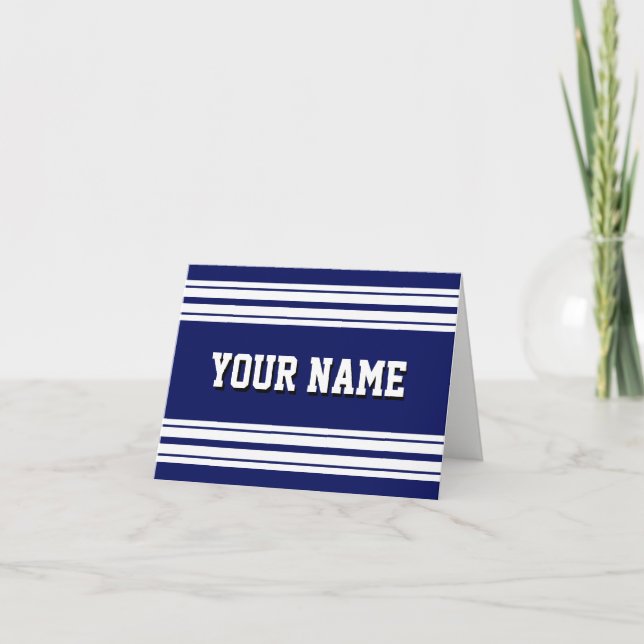 Marine Blue White Team Jersey Nom personnalisé do- (Devant)