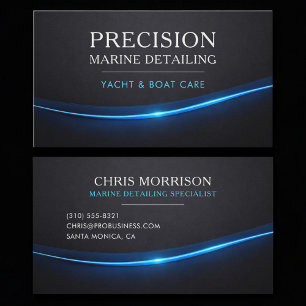 Marine Boat Detailing Business Card