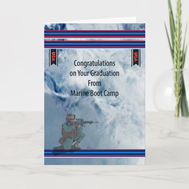 Marine Boot Camp Graduation Card (Front)