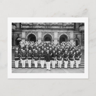 Marine Corps Band, early 1900s Postcard