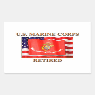 Marine Corps des États-Unis Votre Stickers Rectang