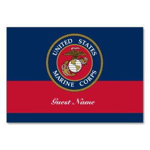 Marine Corps des USA - carte bleue de Tableau