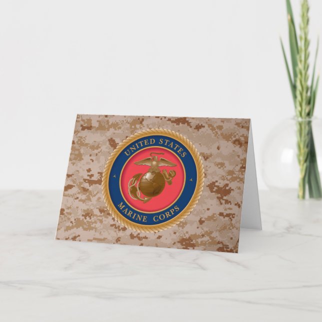 Marine Corps Seal 2 Card (Front)
