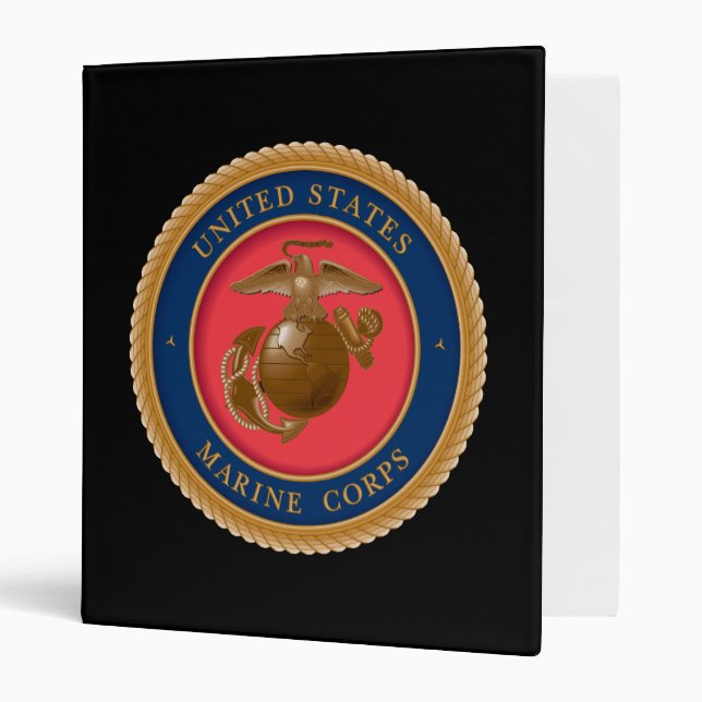 Marine Corps Seal Binder (Front/Inside)
