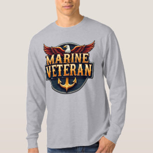 Marine Corps Veteran Logo Emblem T-Shirt