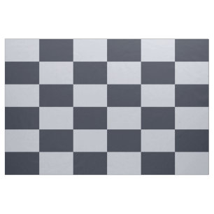 Marine et tissu Checkered gris de motif de