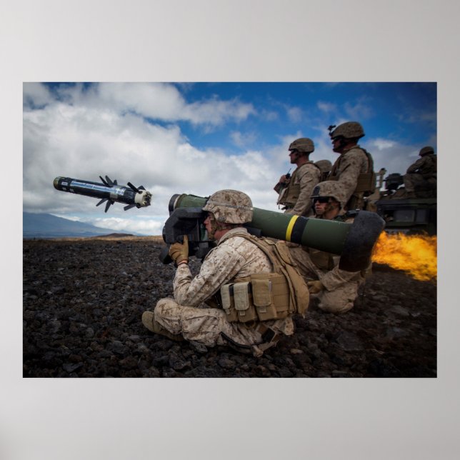 Marine Fires Javelin Poster (Front)