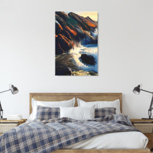 Marine Fury Canvas Print
