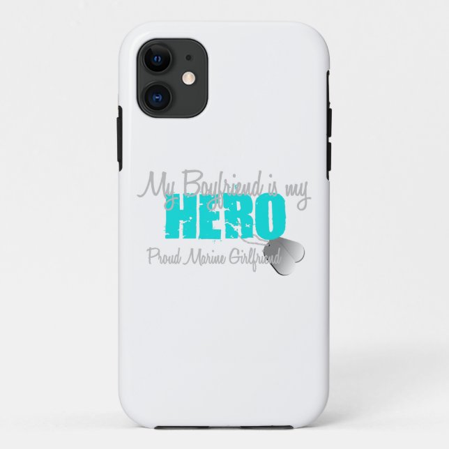 Marine Girlfriend Hero Case-Mate iPhone Case (Back)