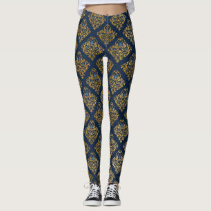 MARINE GOLD Motif leggings actif vêtements