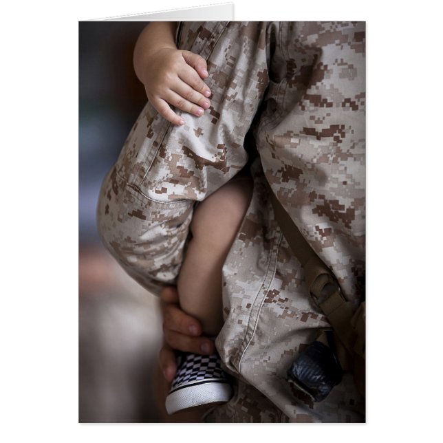 Marine Holding a Child (Front)