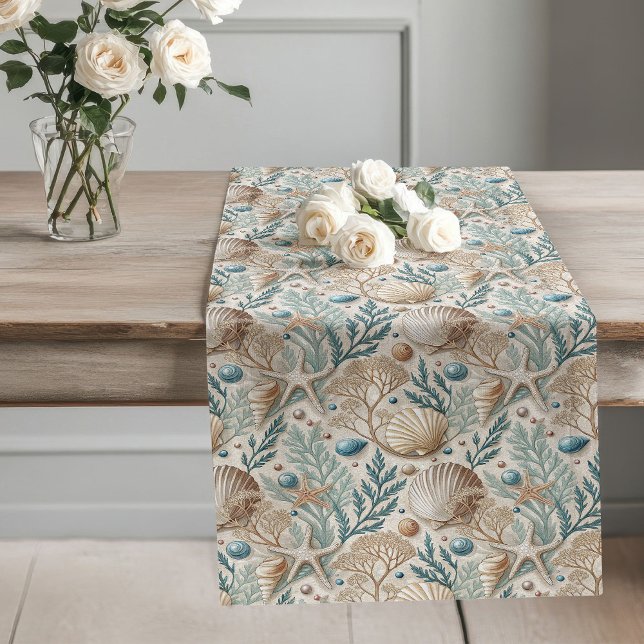 Marine-Inspired Table Runner for Seaside Vibes (Marine-Inspired Table Runner for Seaside Vibes)