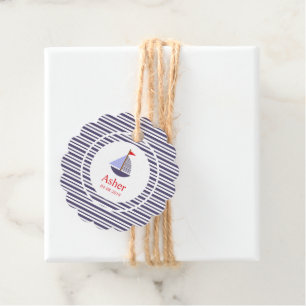 Marine Inspitation Design for Children's Event Favour Tags