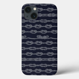 Marine Knots Pattern iPhone 13 Case