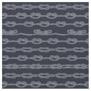 Marine Knots Pattern Fabric