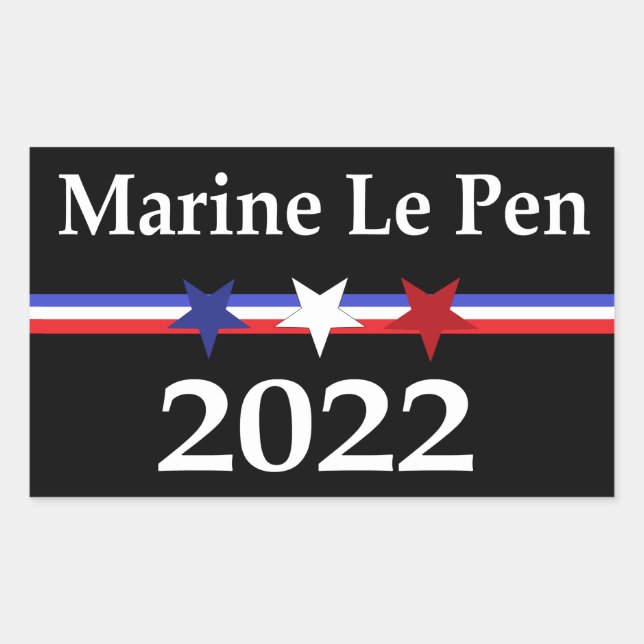 Marine Le Pen Sticker (Front)