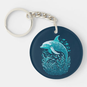 Marine Life Art   Design graphique dauphin
