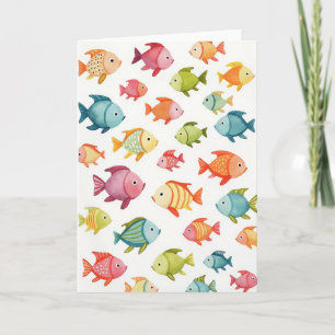 Marine Life Fathers Day Draw Card
