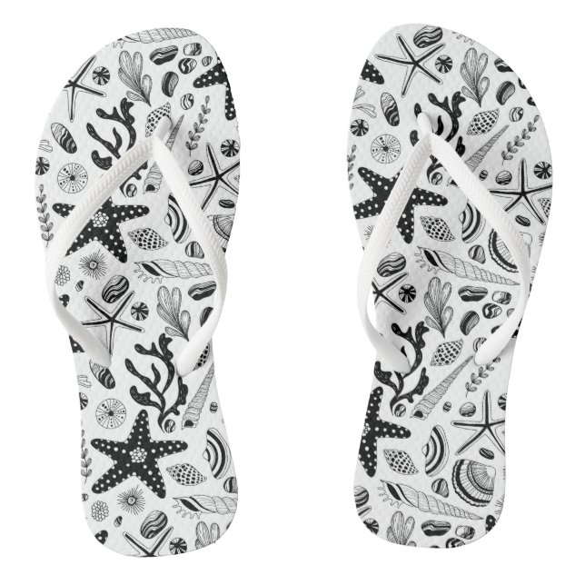 Marine life flip flops (Footbed)