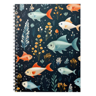 Marine Life Ocean And Sea Underwater Animals Fish Notebook