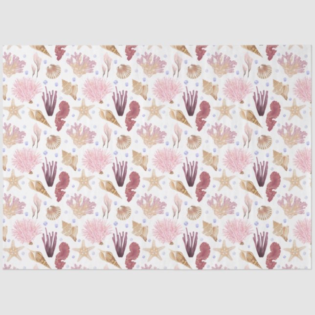 Marine Life Series Design 15 Tissue Paper (Front)