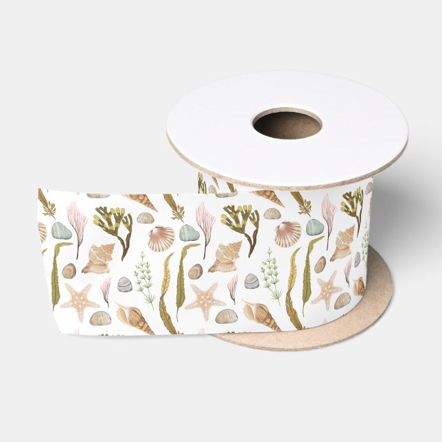 Marine Life Series Design 20 Satin Ribbon (Spool)