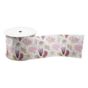 Marine Life Series Design 23  Satin Ribbon