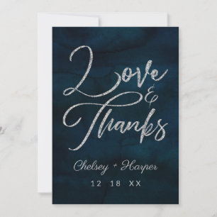 Marine Luster Blue Silver Mariage Amour et Merci