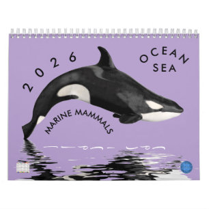 Marine mammals calendar