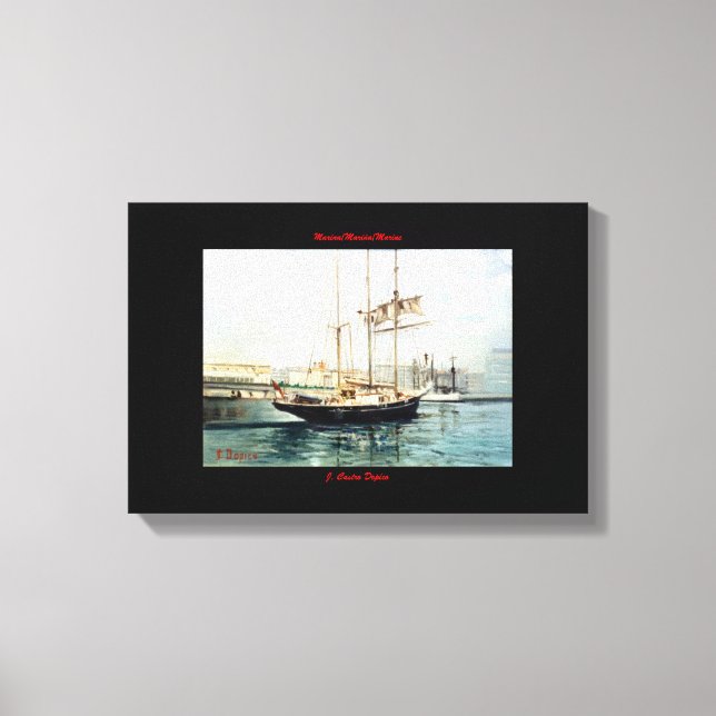 Marine/Mariña/Marine Canvas Print (Front)