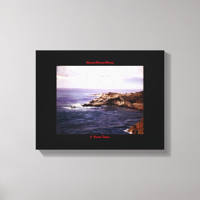 Marine/Mariña/Marine Canvas Print (Front)