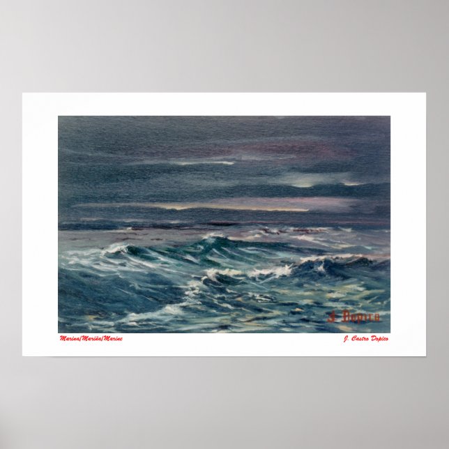 Marine/Mariña/Marine Poster (Front)