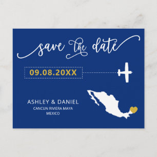 Marine Mexique Mariage Enregistrer la carte de la 