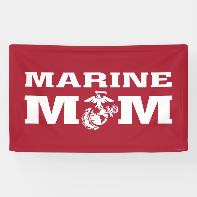 Marine Mom Banner (Horizontal)