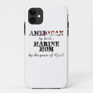 Marine Mom Grace of God iPhone 11 Case