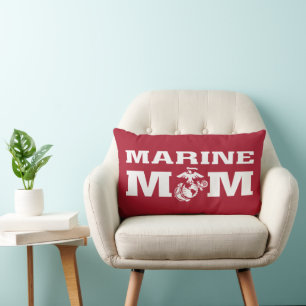 Marine Mom Lumbar Pillow