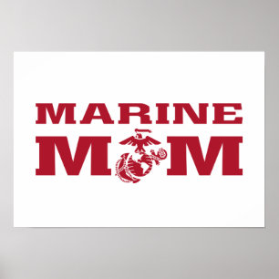Marine Mom Poster