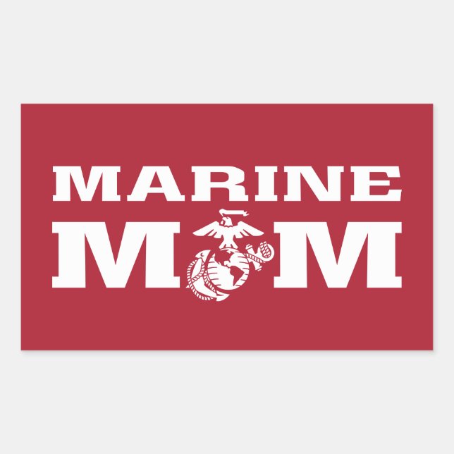 Marine Mom Sticker (Front)