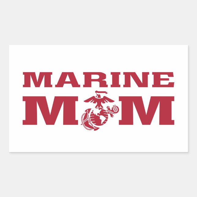 Marine Mom Sticker (Front)