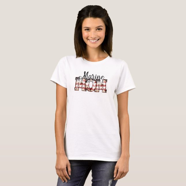 Marine Mom T-Shirt (Front Full)