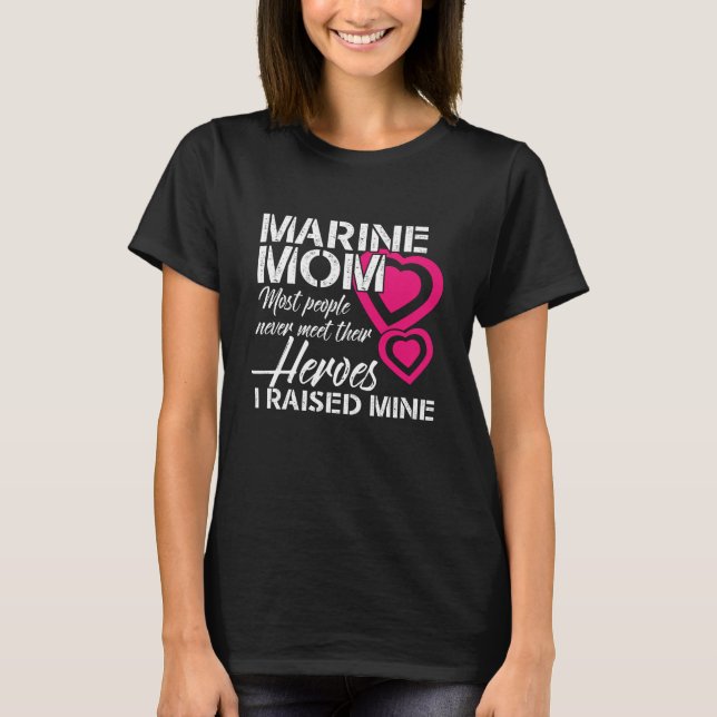 Marine Mom T-Shirt (Front)