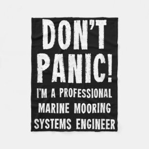 Marine Mooring Systems Engineer  Fleece Blanket