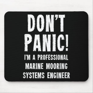 Marine Mooring Systems Engineer Mouse Pad
