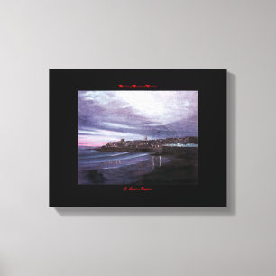 Marine navy//Marinates Canvas Print